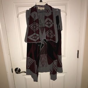 Sleeveless cardigan